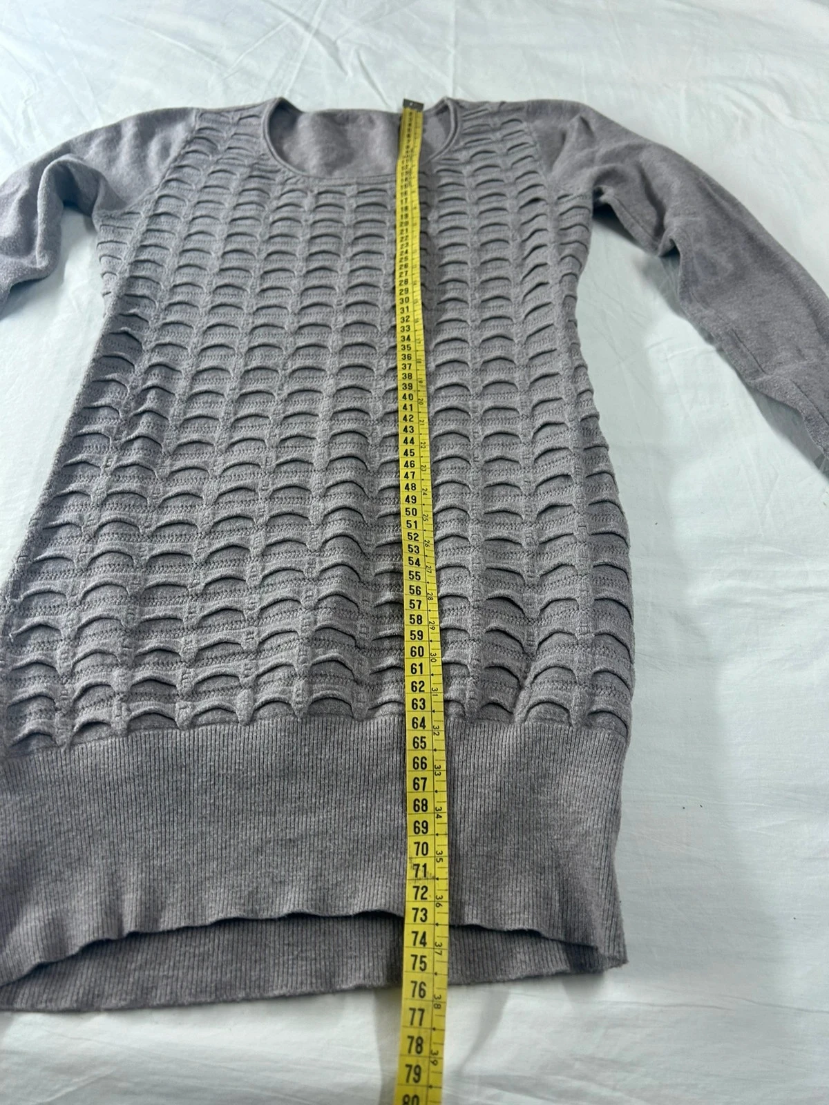 Grijze vintage lange winterjurk – photo 9